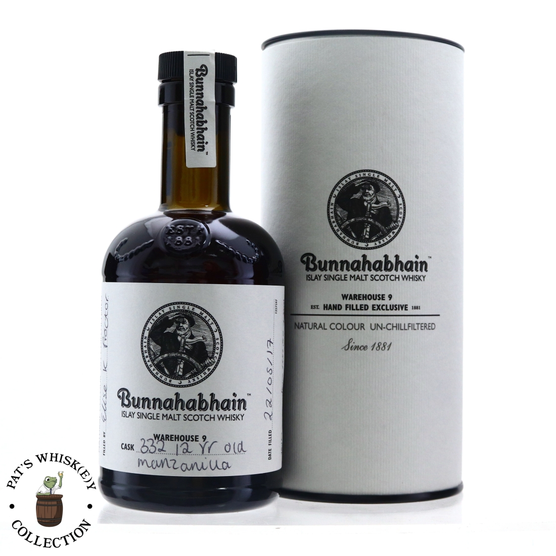 Bunnahabhain 12 Year Old Hand Filled 2017 20cl / Manzanilla