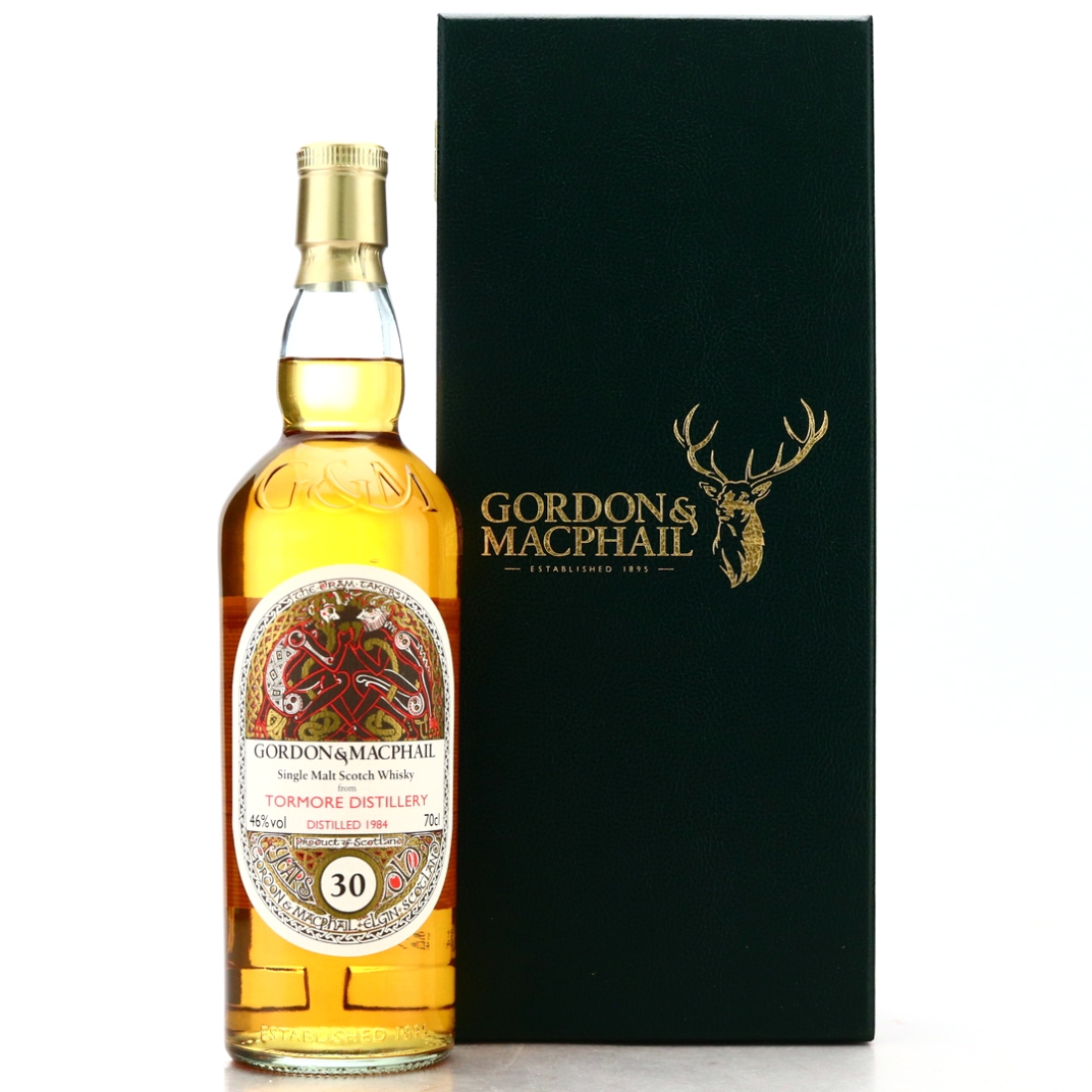 Tormore 1984 Gordon and MacPhail 30 Year Old / Book of Kells