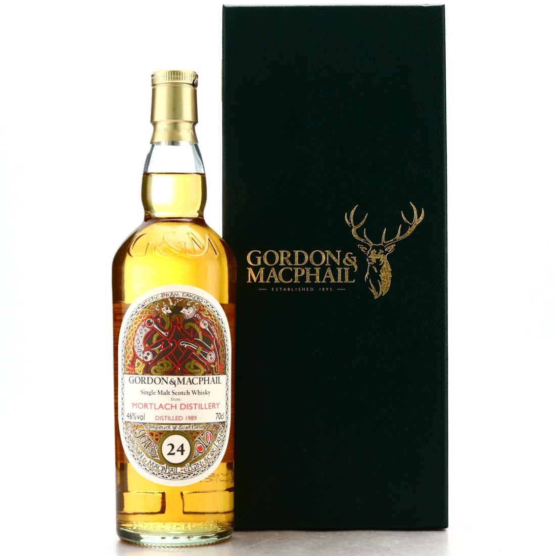 Mortlach 1989 Gordon and MacPhail 24 Year Old / Book of Kells