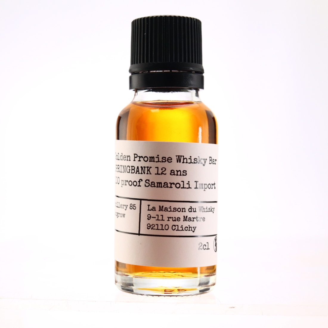 Springbank 12 Year Old Samaroli Import LMDW Live Tasting Sample