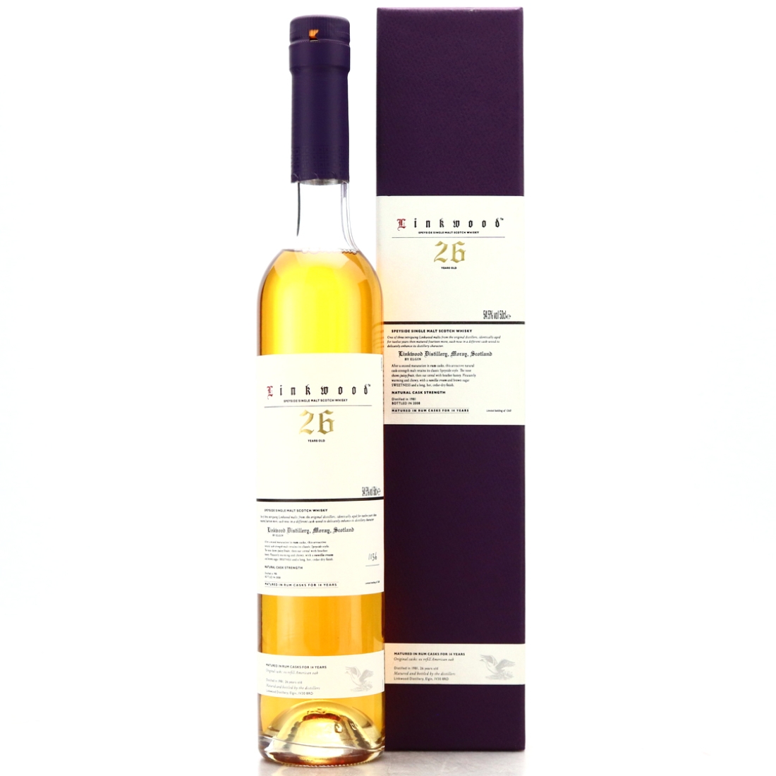 Linkwood 1981 Cask Strength 26 Year Old Rum Finish 50cl