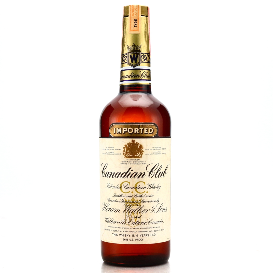 Canadian Club 1968 6 Year Old 