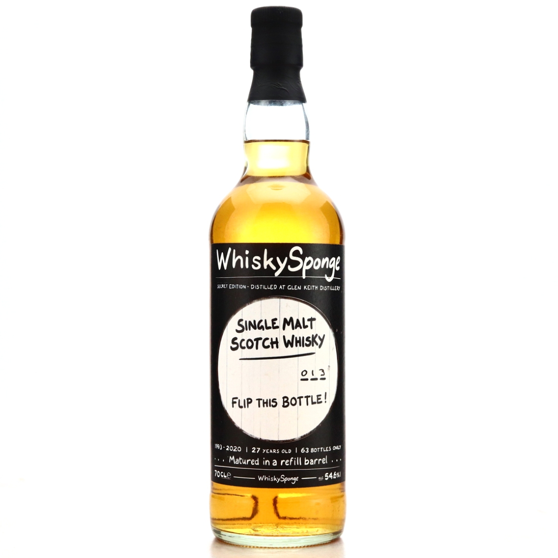Glen Keith 1993 Whisky Sponge 27 Year Old