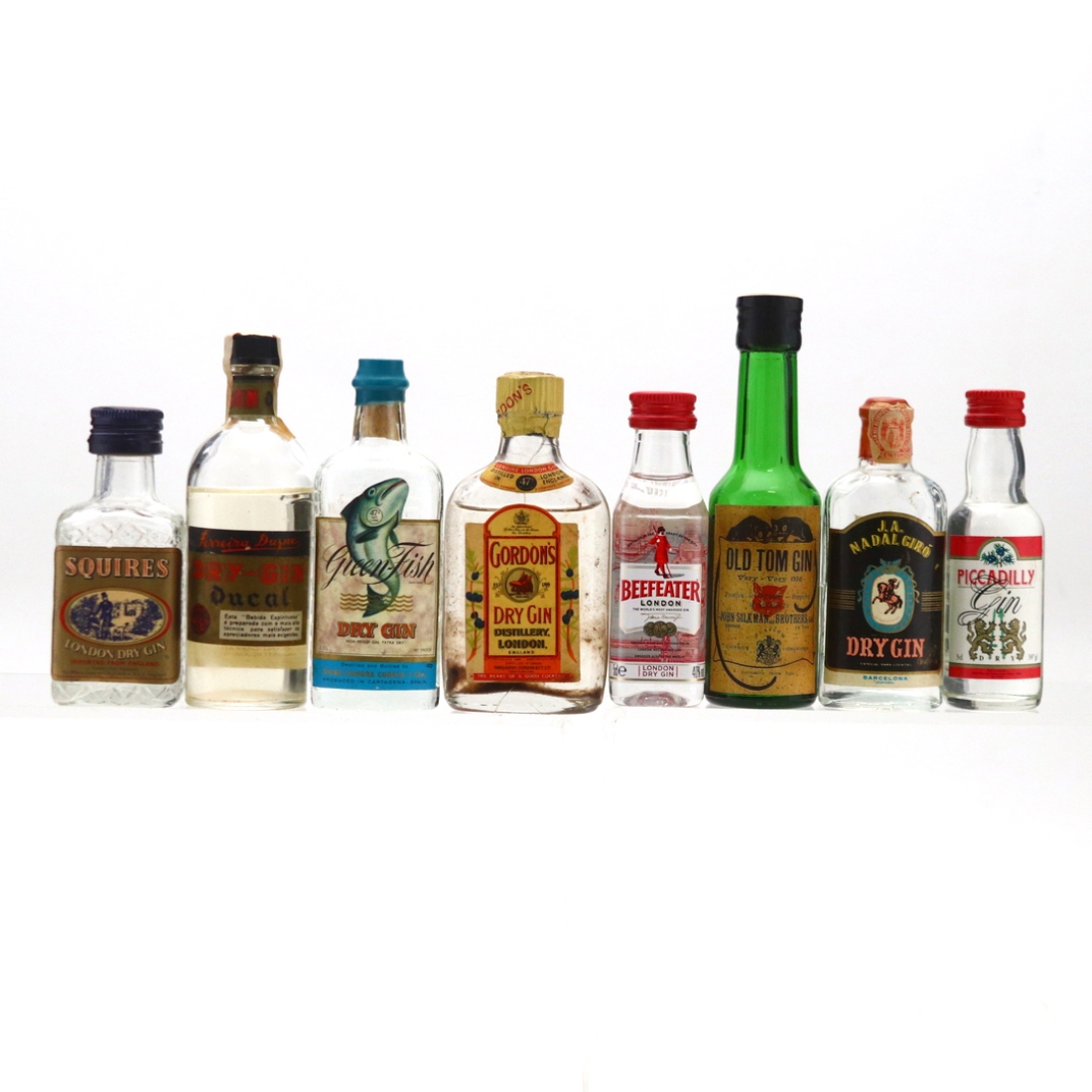 Gin Miniatures x 8