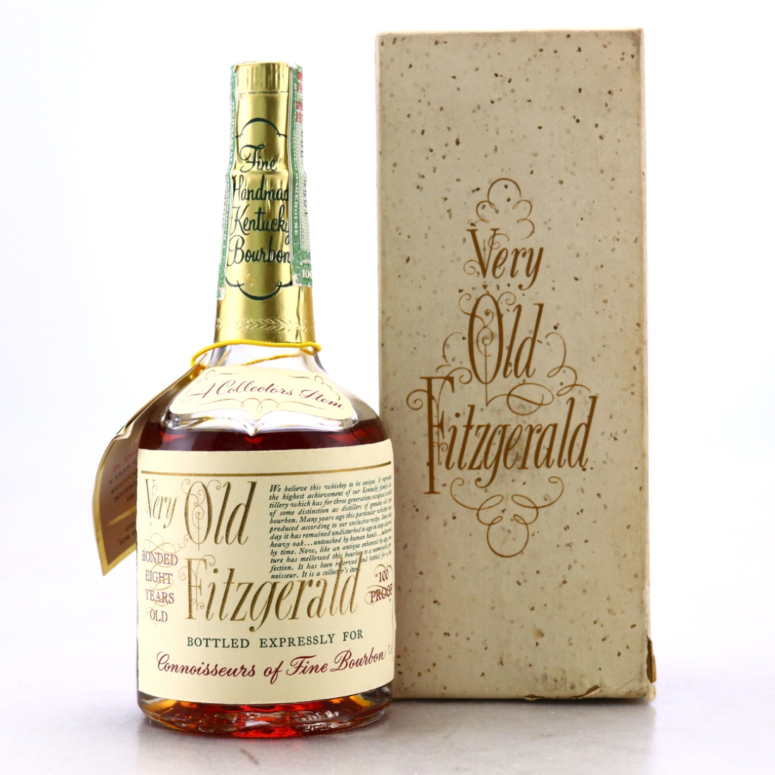 Very Old Fitzgerald 1965 Bottled in Bond 8 Year Old 100 Proof Half Pint / Stitzel-Weller