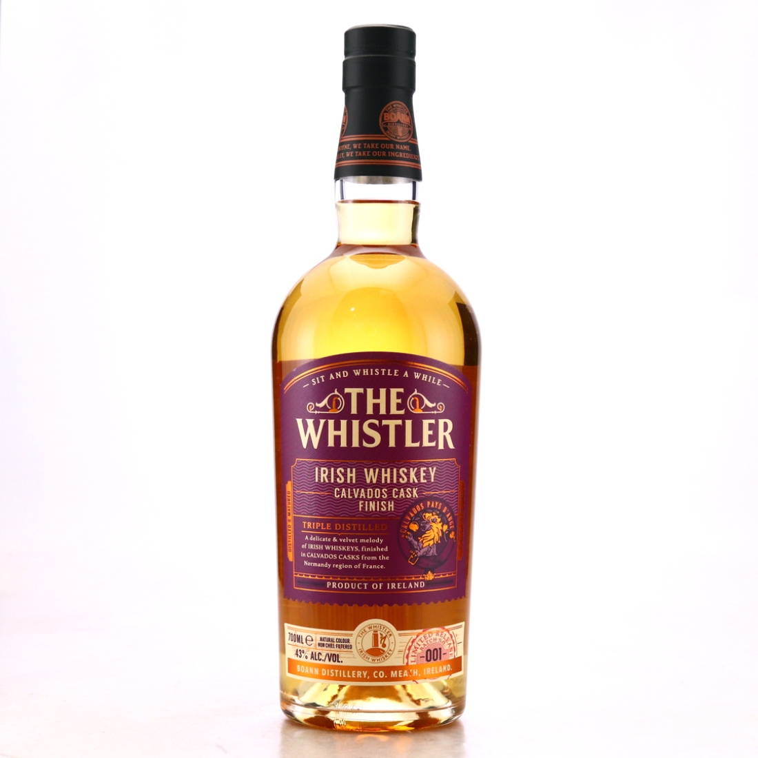 The Whistler Calvados Cask Finish Irish Whiskey Batch no.1