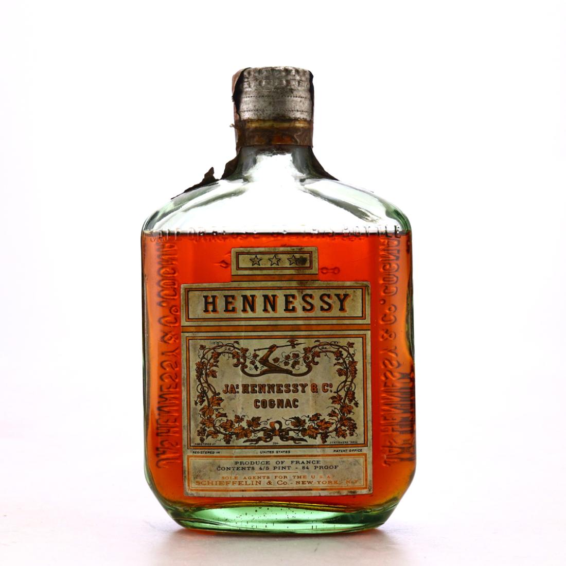 Hennessy 3 Star Cognac Half Pint circa Whisky | Whisky Auctioneer