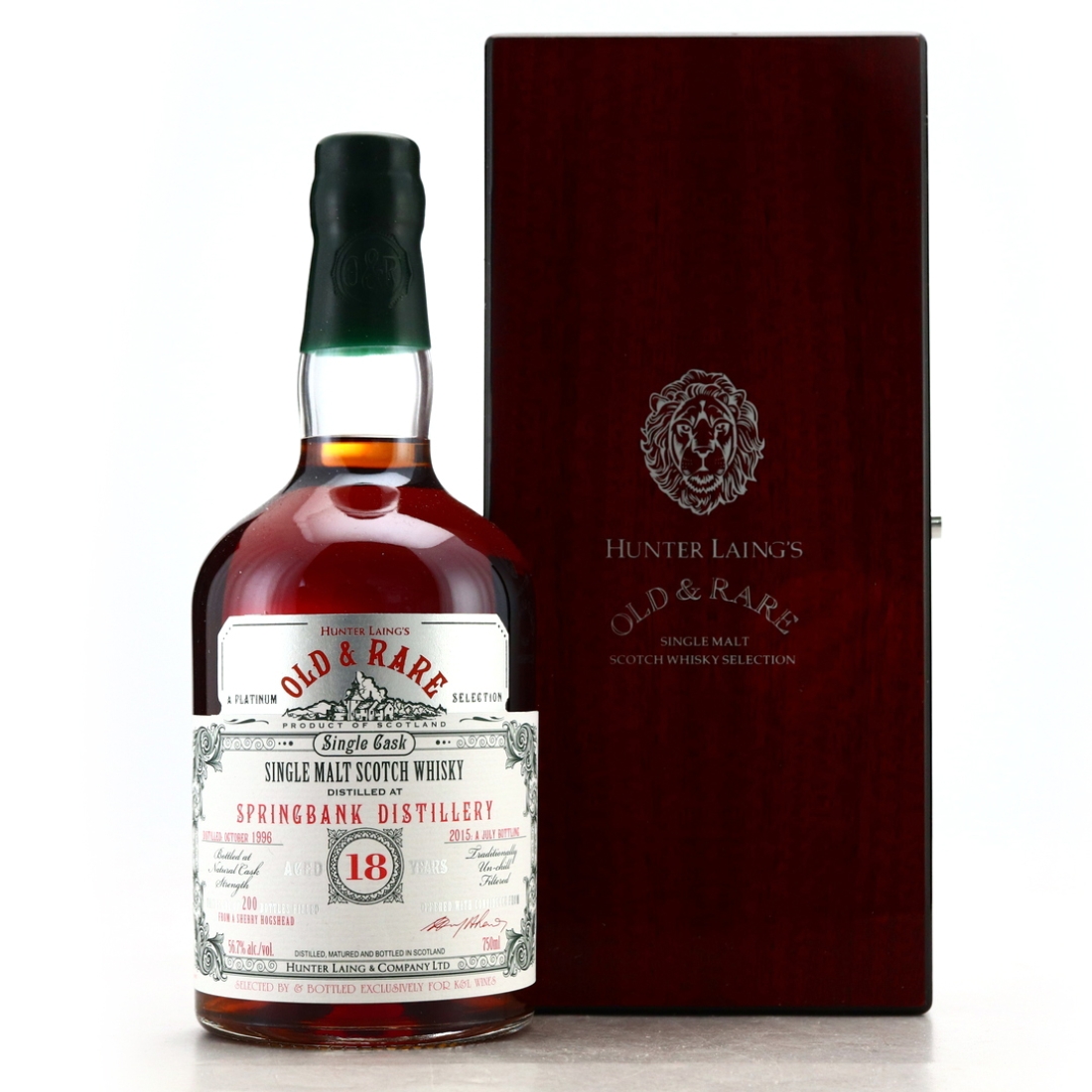 Springbank 1996 Hunter Laing 18 Year Old / Old and Rare