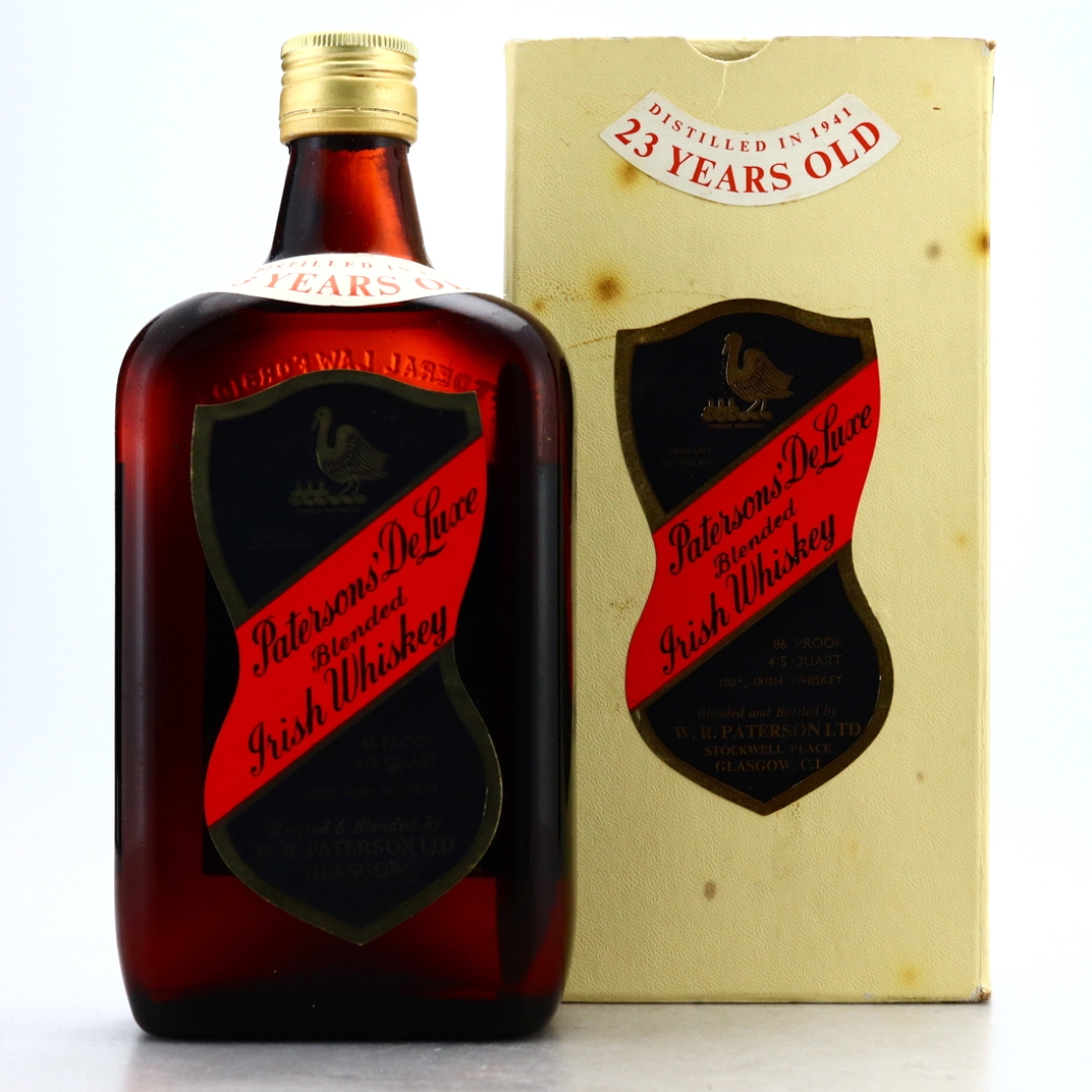 Paterson's 1941 De Luxe Irish Whiskey 23 Year Old