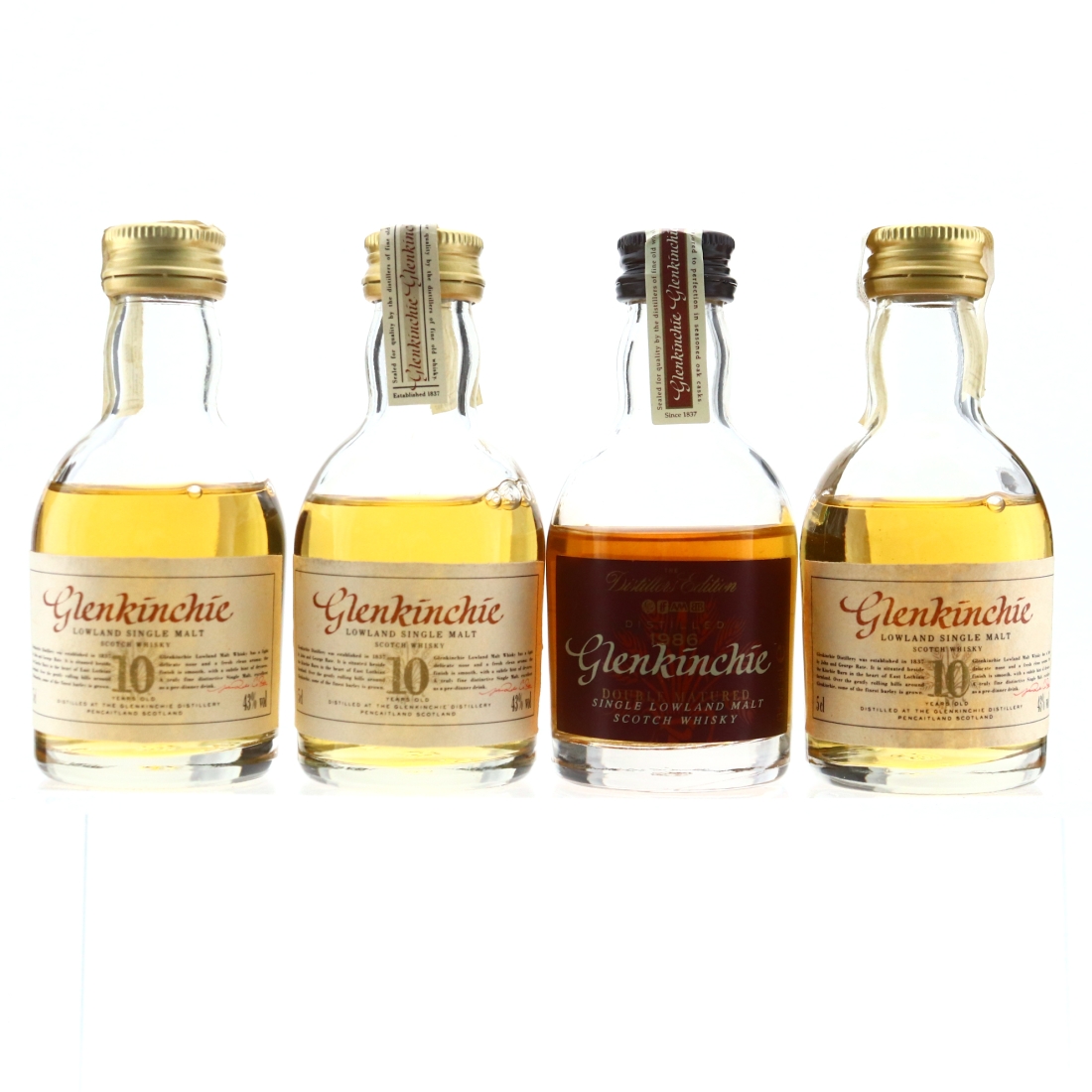 Glenkinchie Miniature x 4