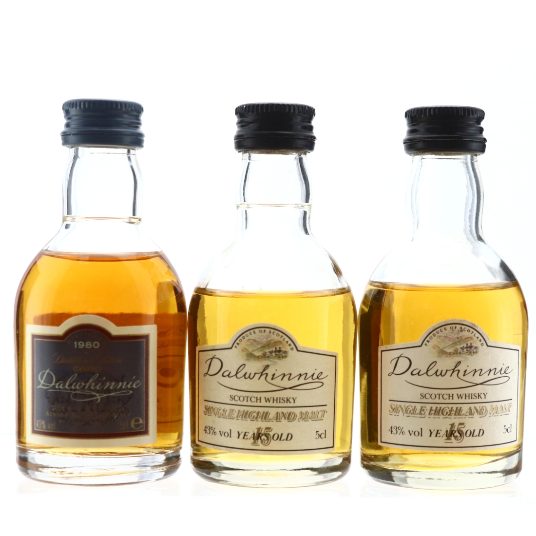 Dalwhinnie Miniature x 3