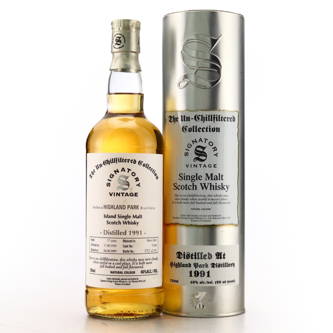 Highland Park 1991 Signatory Vintage 17 Year Old 75cl / US Import