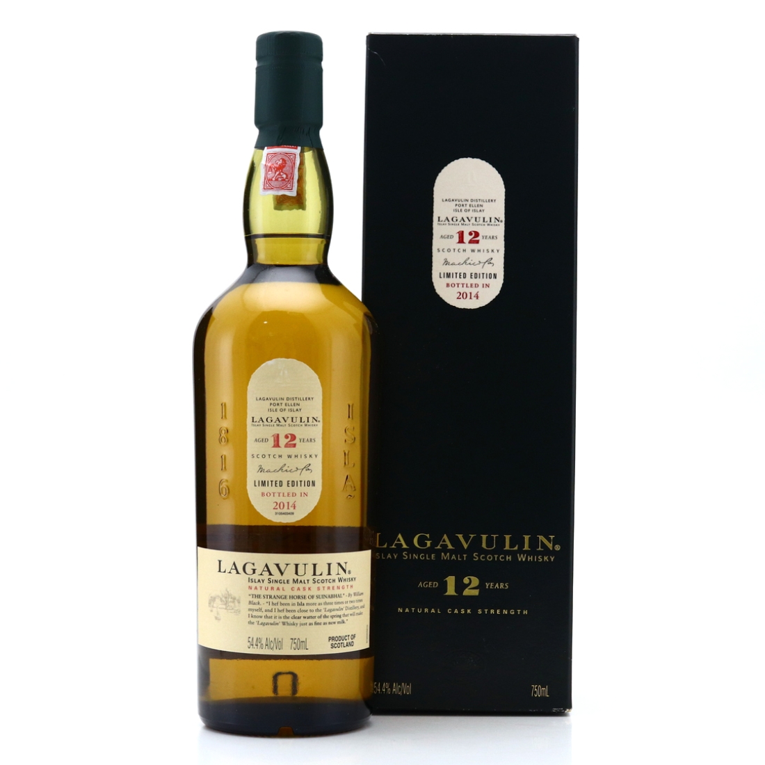 Lagavulin 12 Year Old Cask Strength 2014 Release 75cl / US Import