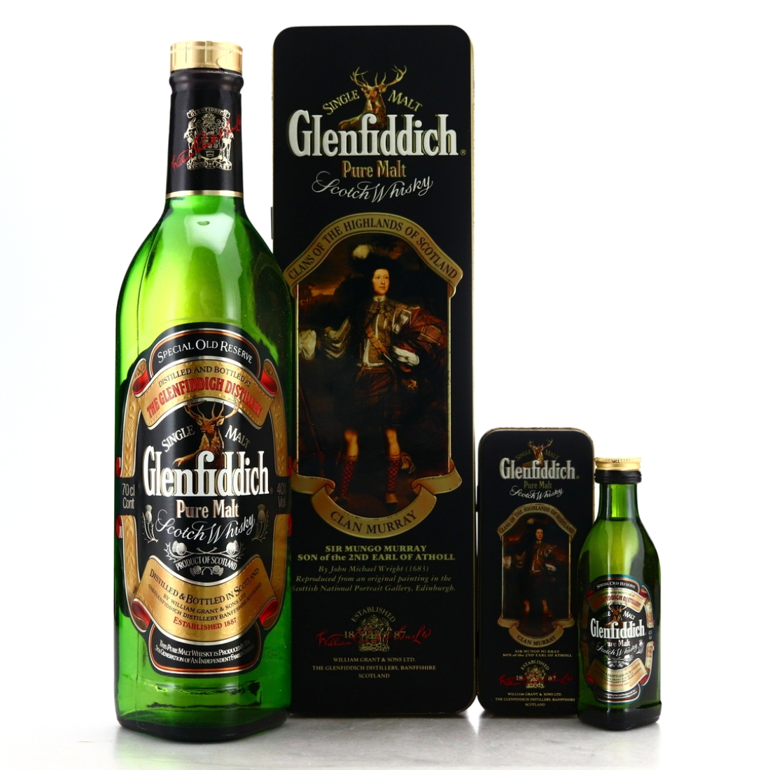 Glenfiddich Clans of the Highlands with Miniature / Clan Murray