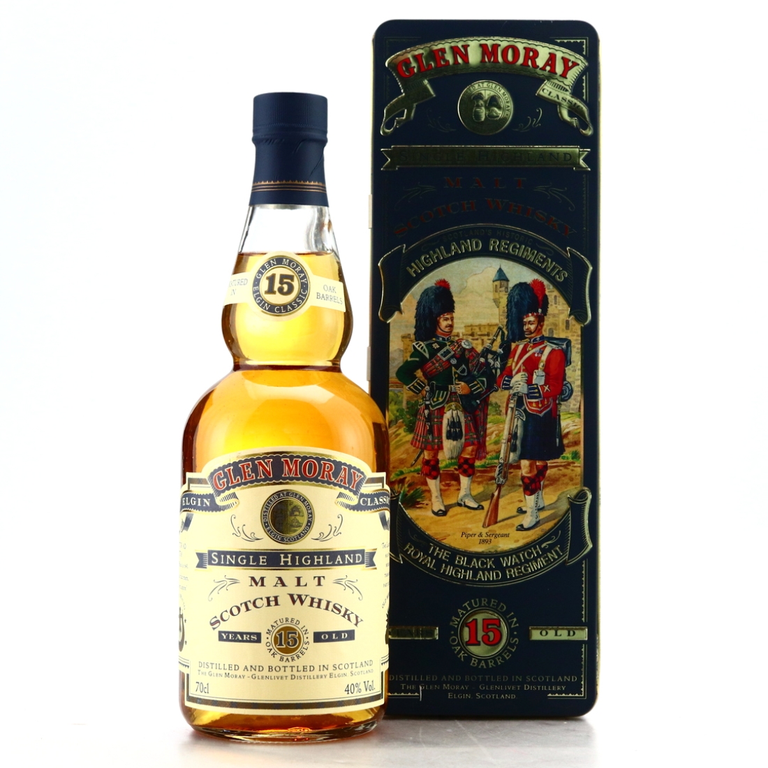 Glen Moray 15 Year Old / Queens Own Cameron Highlanders