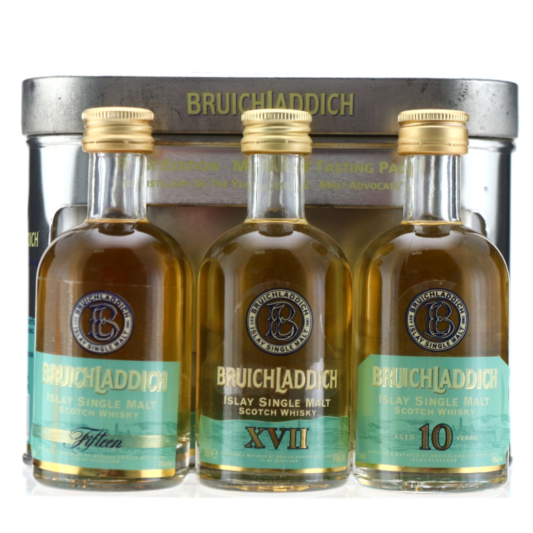 Bruichladdich First Editions Miniature Tasting Pack