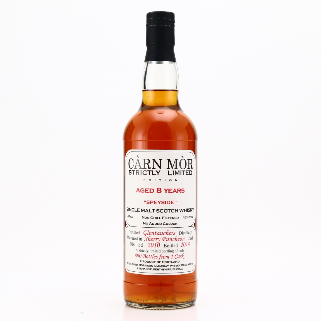 Glentauchers 2010 Carn Mor 8 Year Old