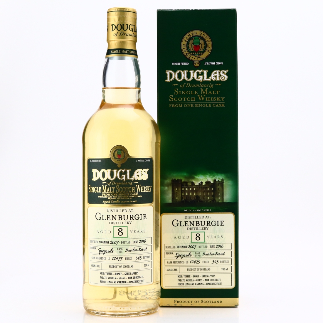 Glenburgie 2007 Douglas of Drumlanrig 8 Year Old
