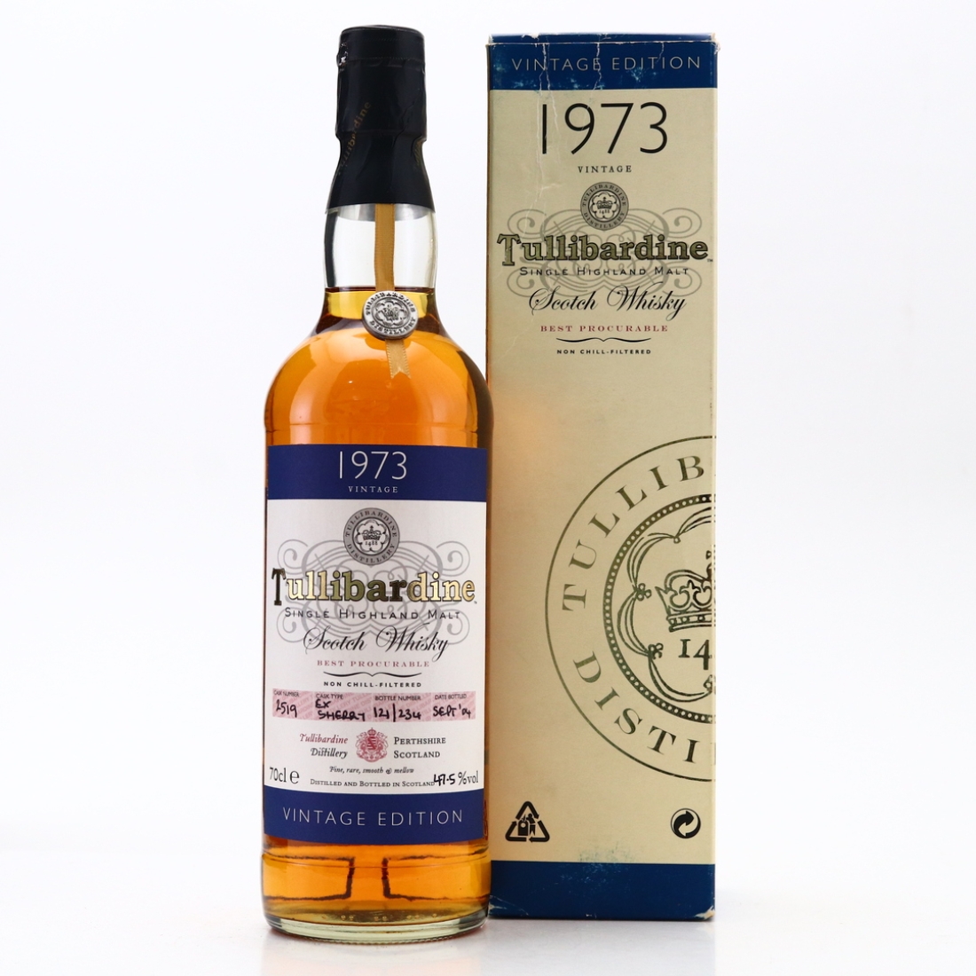 Tullibardine 1973 Sherry Cask #2519