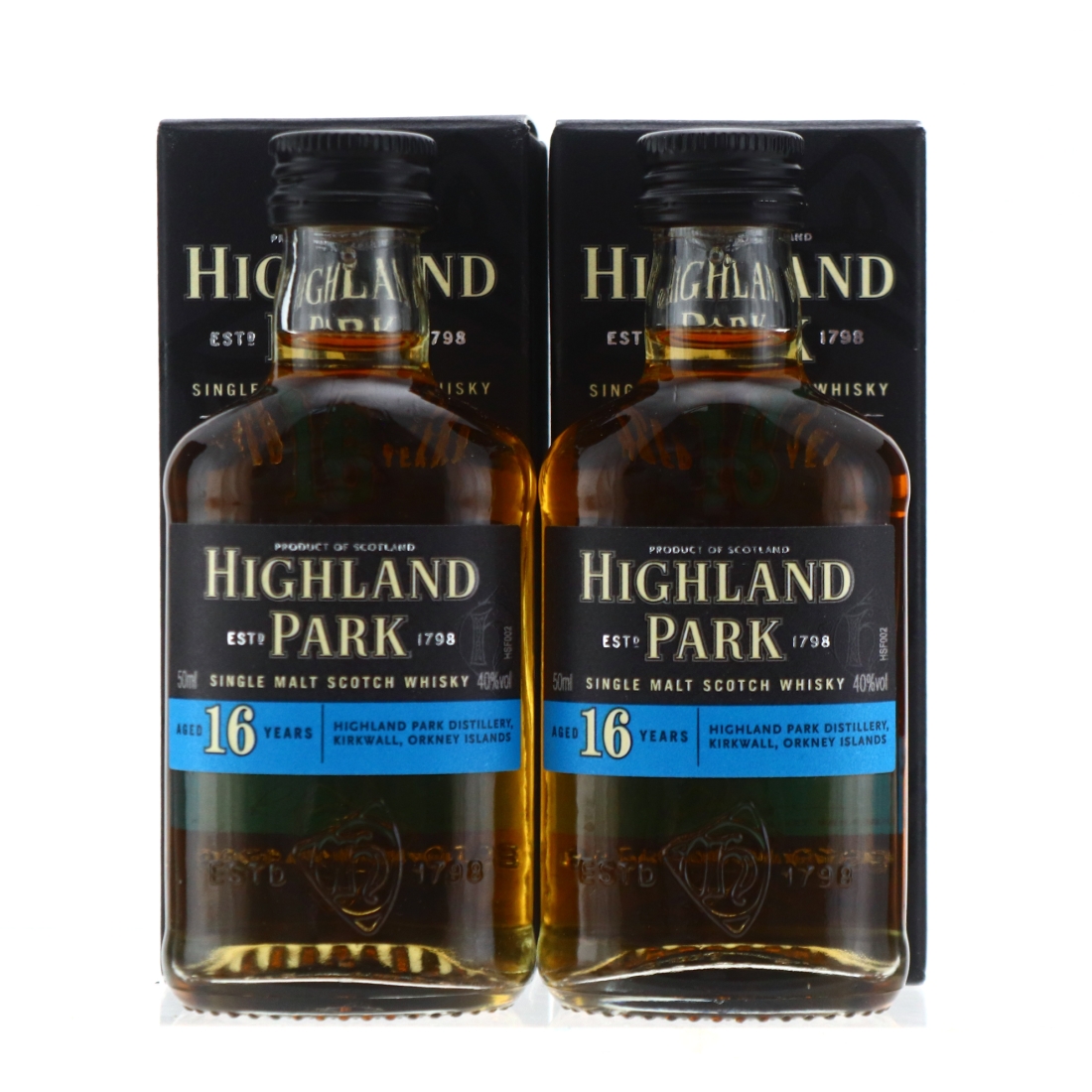 Highland Park 16 Year Old Miniature x 2