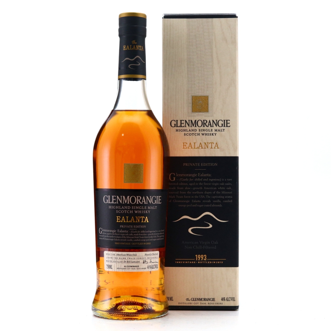Glenmorangie 1993 Ealanta 75cl / US Import