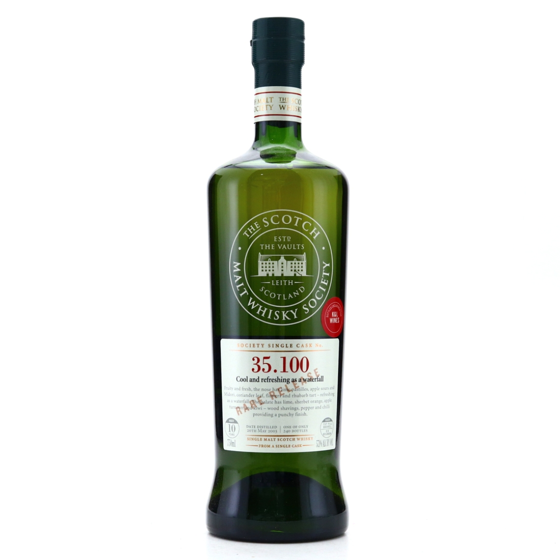 Glen Moray 2003 SMWS 10 Year Old 35.100 75cl / K&L Wines