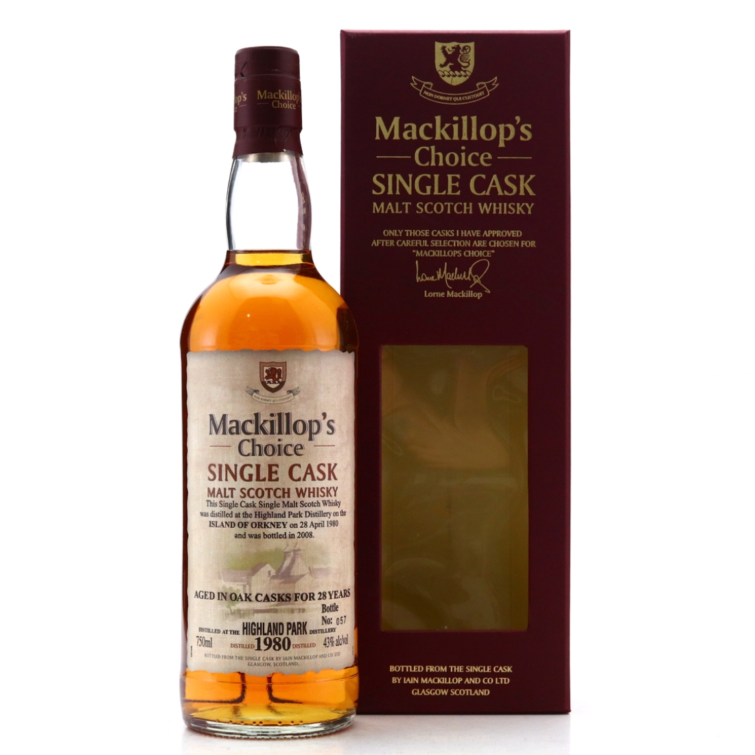 Highland Park 1980 Mackillop's Choice 28 Year Old 75cl / US Import