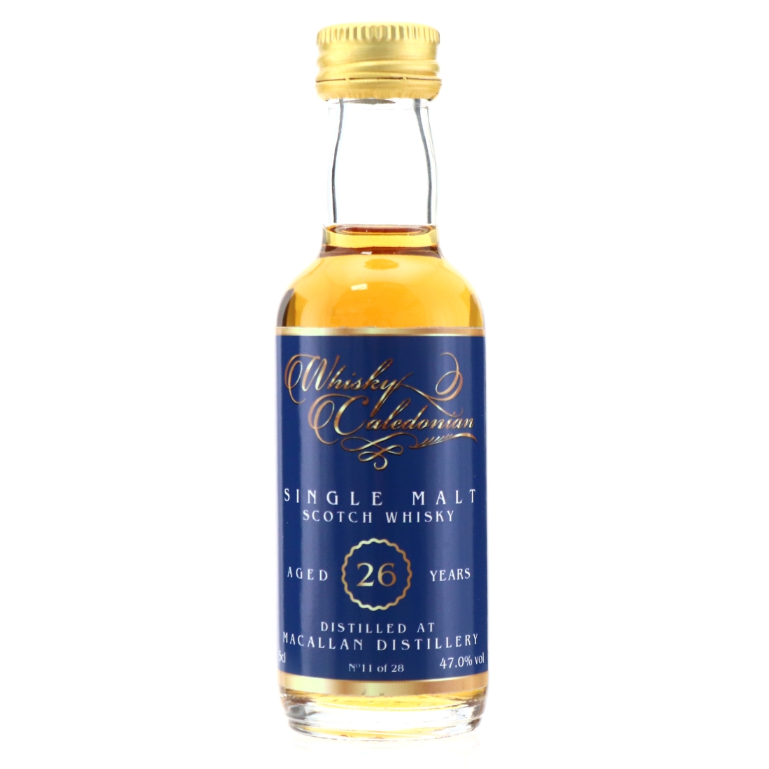 Macallan 26 Year Old Whisky Caledonian Miniature