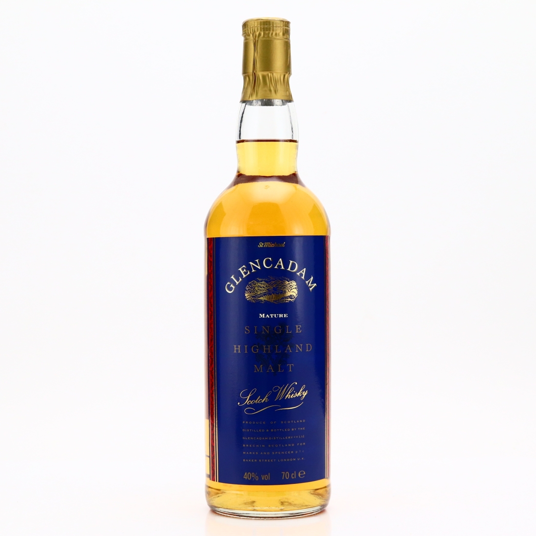 Glencadam Single Highland Malt Marks & Spencer 1990s