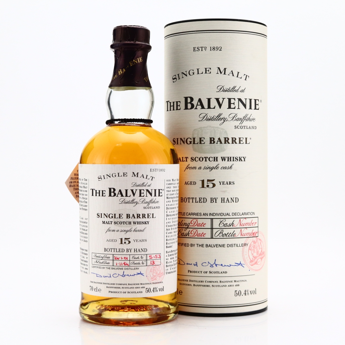 Balvenie 1984 Single Barrel 15 Year Old #5153