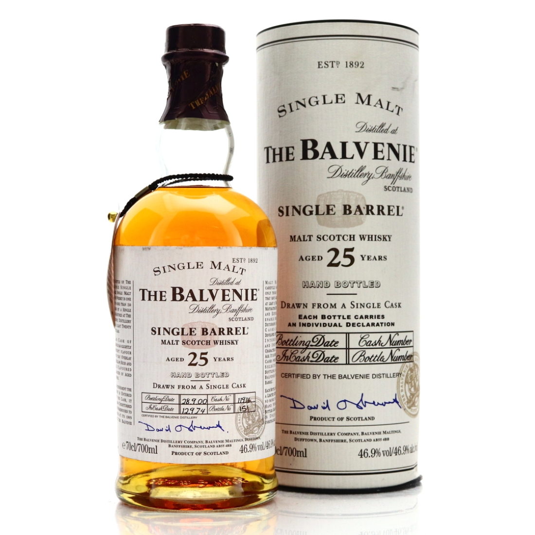 Balvenie 1974 Single Barrel 25 Year Old #11916