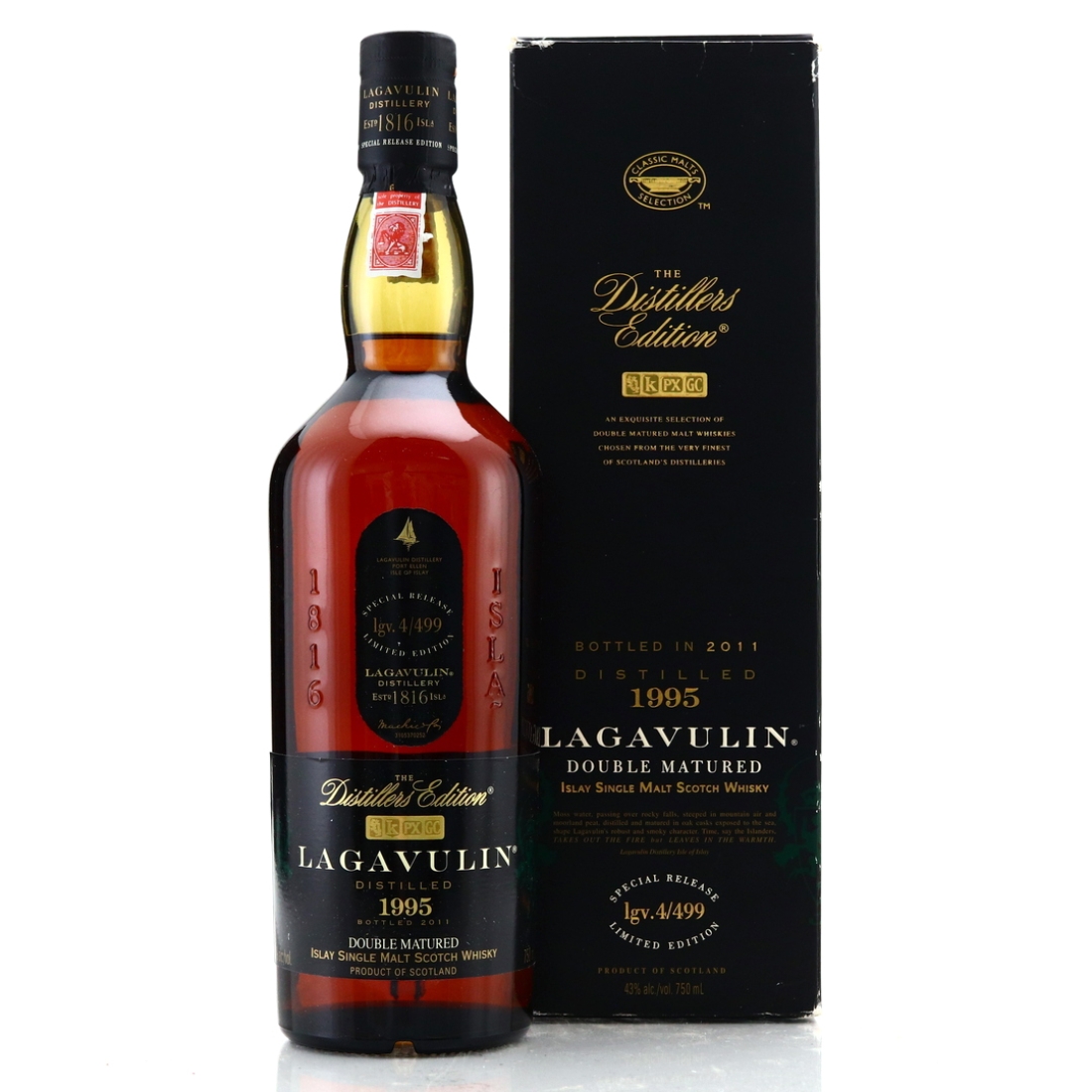 Lagavulin 1995 Distillers Edition 75cl / US Import