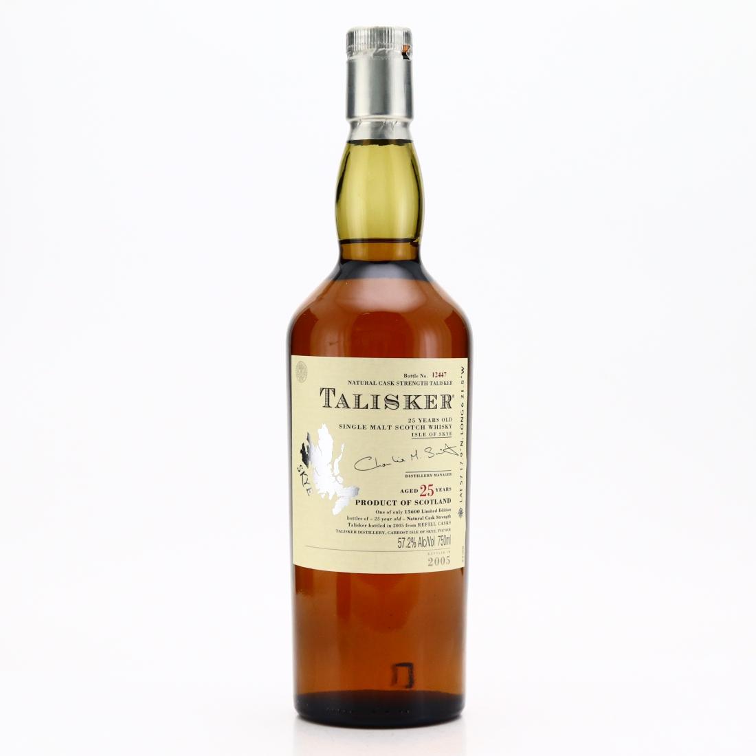 Talisker 25 Year Old 2005 Release 75cl / US Import