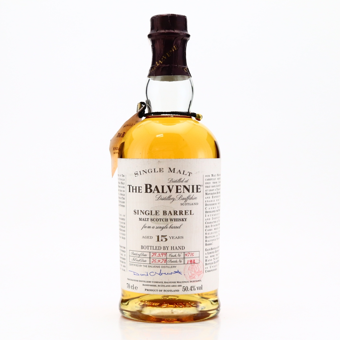Balvenie 1978 Single Barrel 15 Year Old #4715
