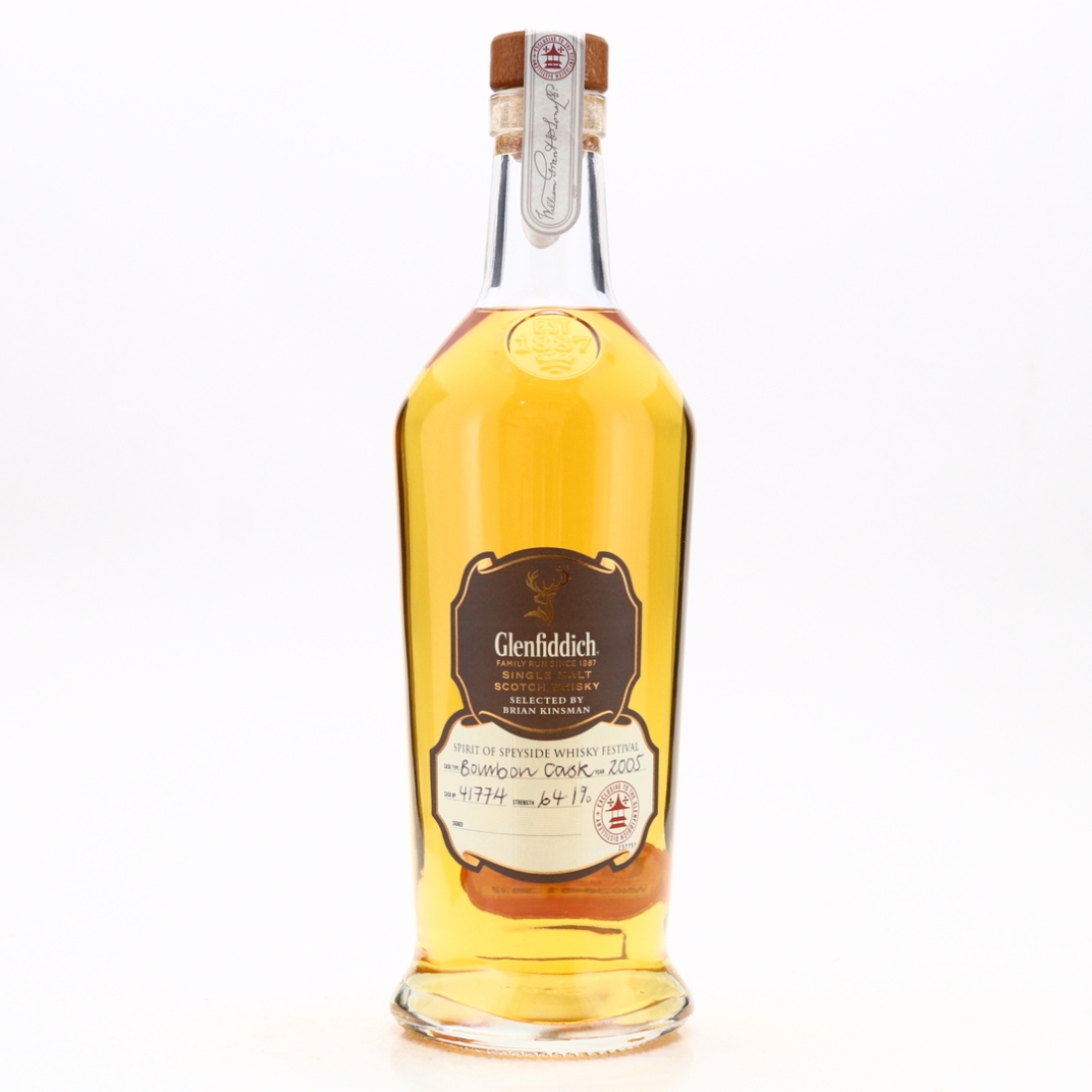 Glenfiddich 2005 Bourbon Barrel #41774 / Spirit of Speyside 2018