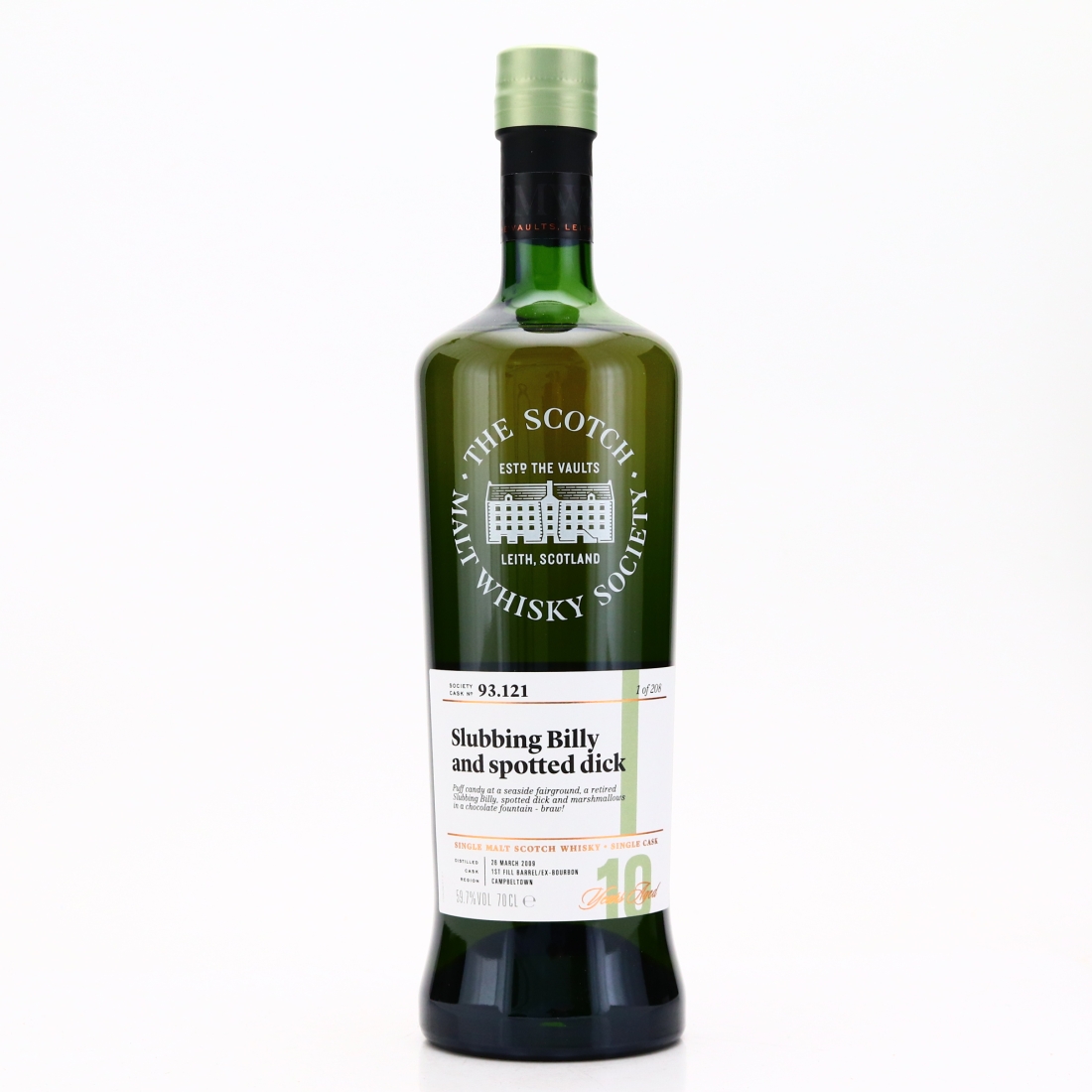 Glen Scotia 2009 SMWS 10 Year Old 93.121