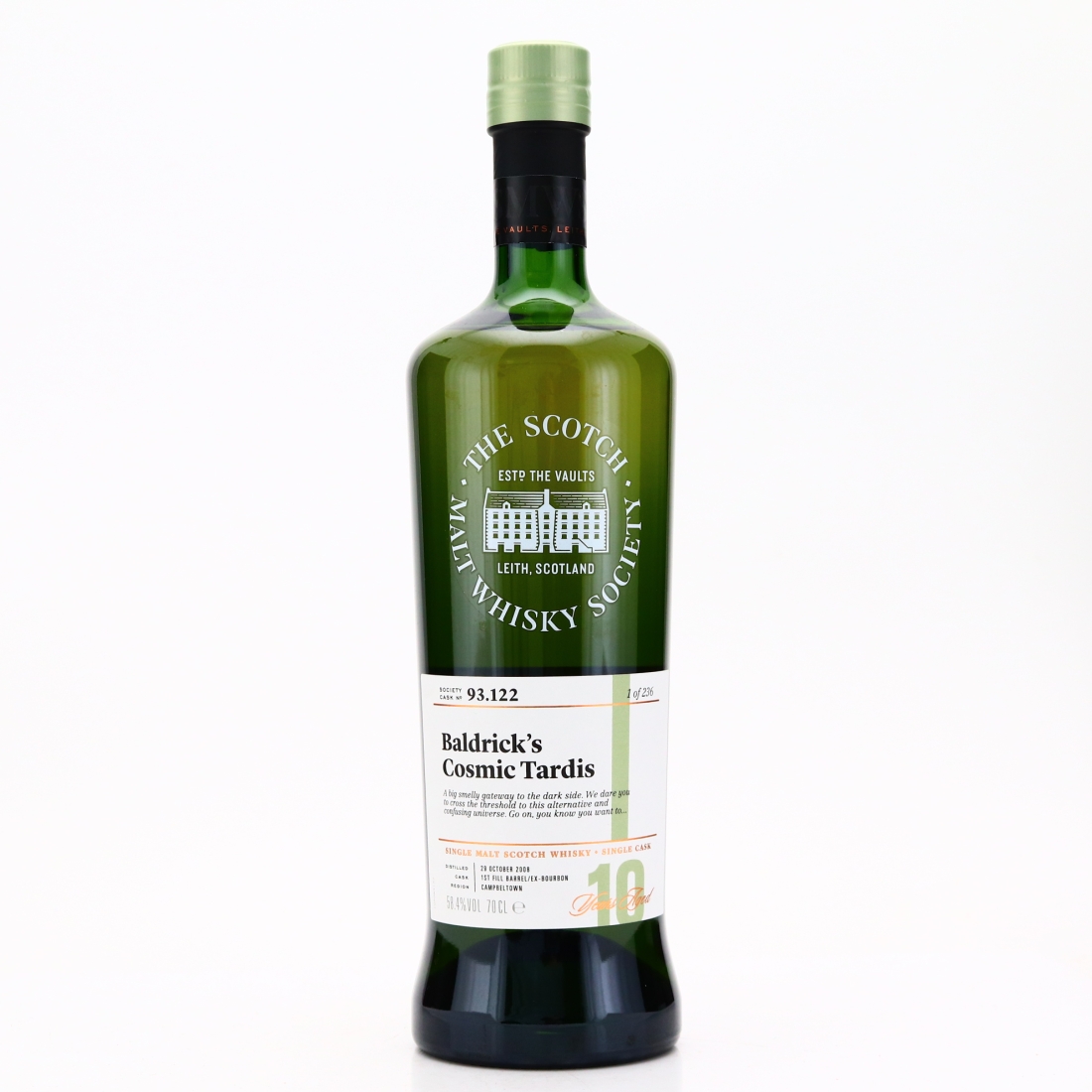 Glen Scotia 2008 SMWS 10 Year Old 93.122