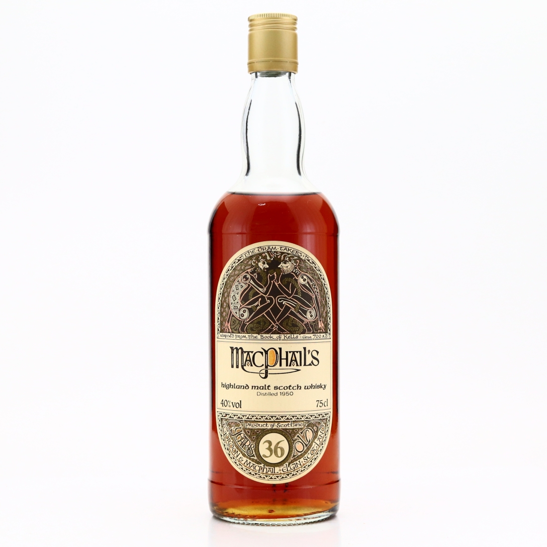MacPhail's 1950 36 Year Old Highland Malt 'Book of Kells'