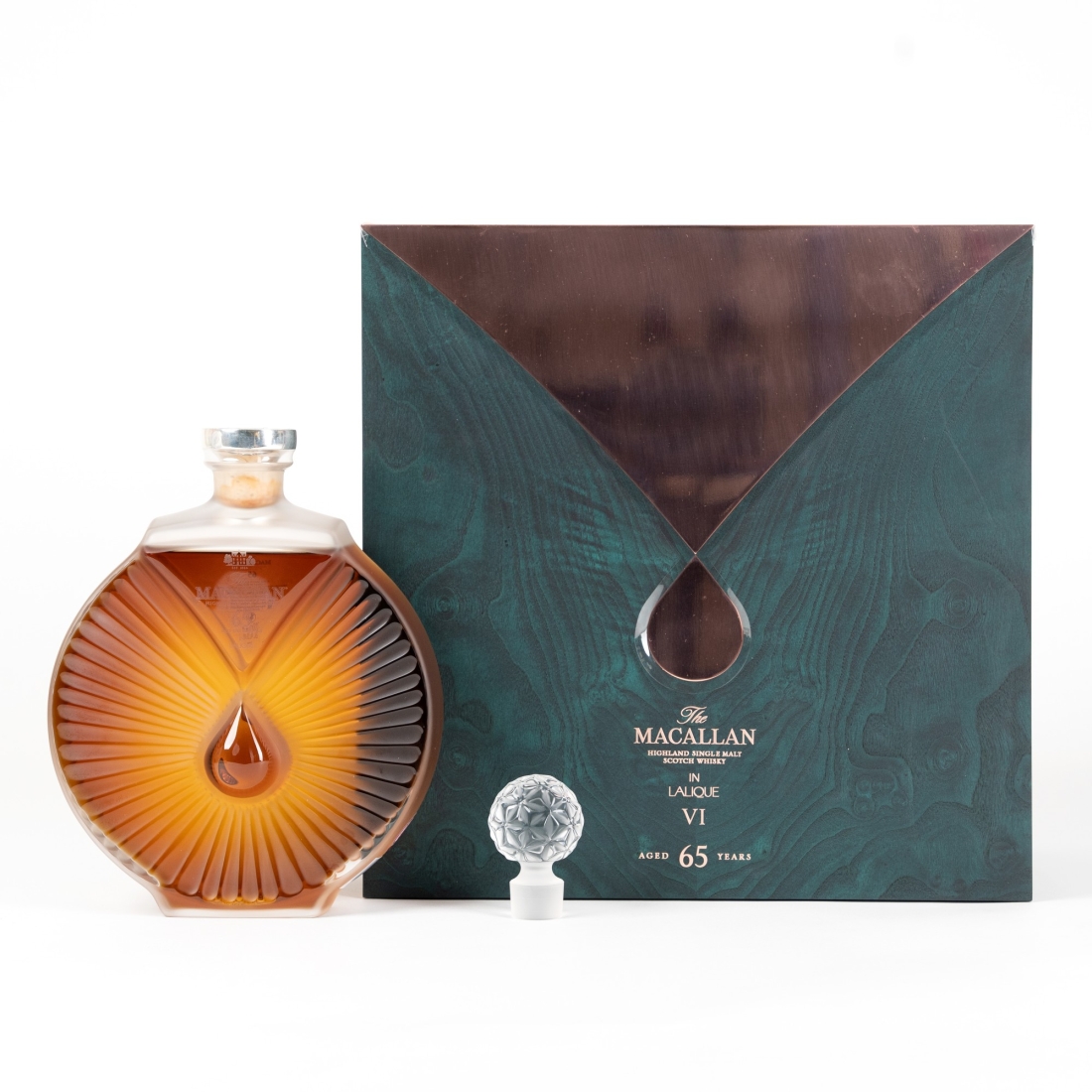 Macallan 65 Year Old Lalique Six Pillars Collection No.6 / Bottle 1