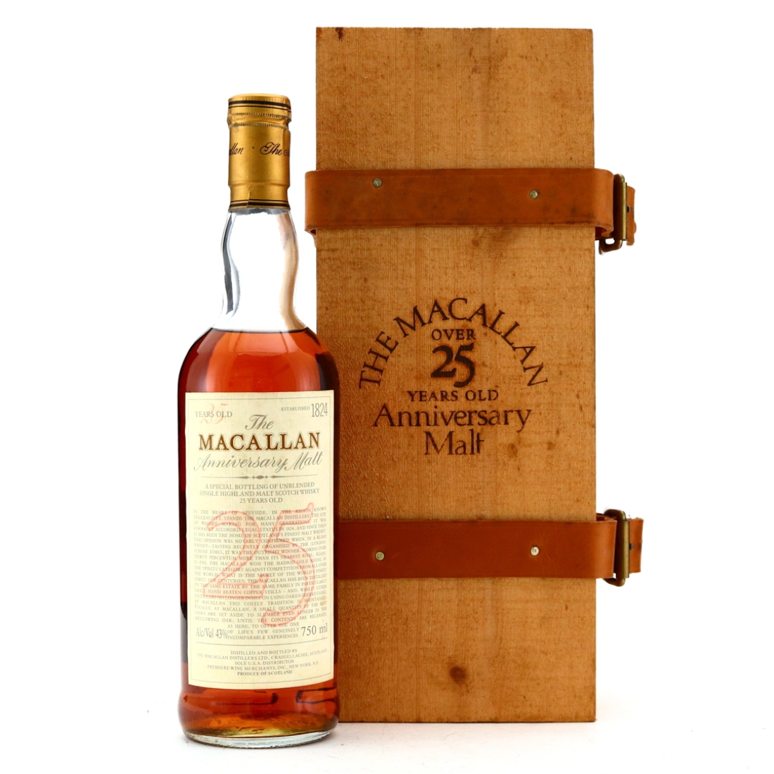 Macallan 25 Year Old Anniversary Malt 1980s / Premiere Wine Merchants, US