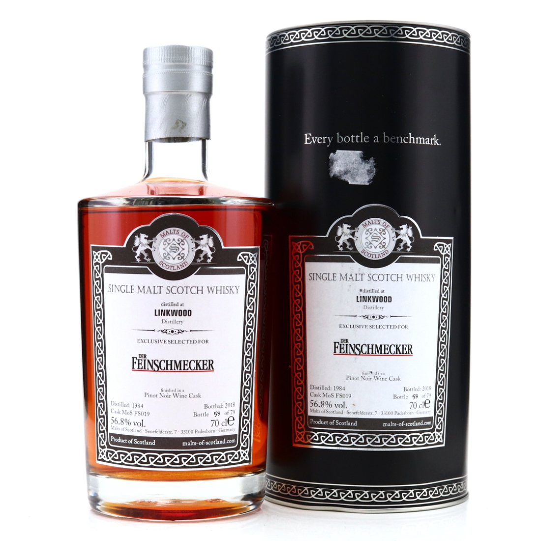 Linkwood 1984 Malts of Scotland Pinot Noir Finish / Der Feinschmecker