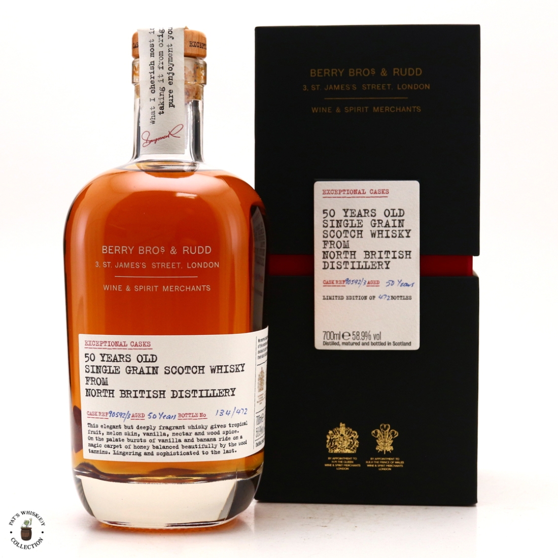 North British 50 Year Old Berry Brothers and Rudd Exceptional Casks