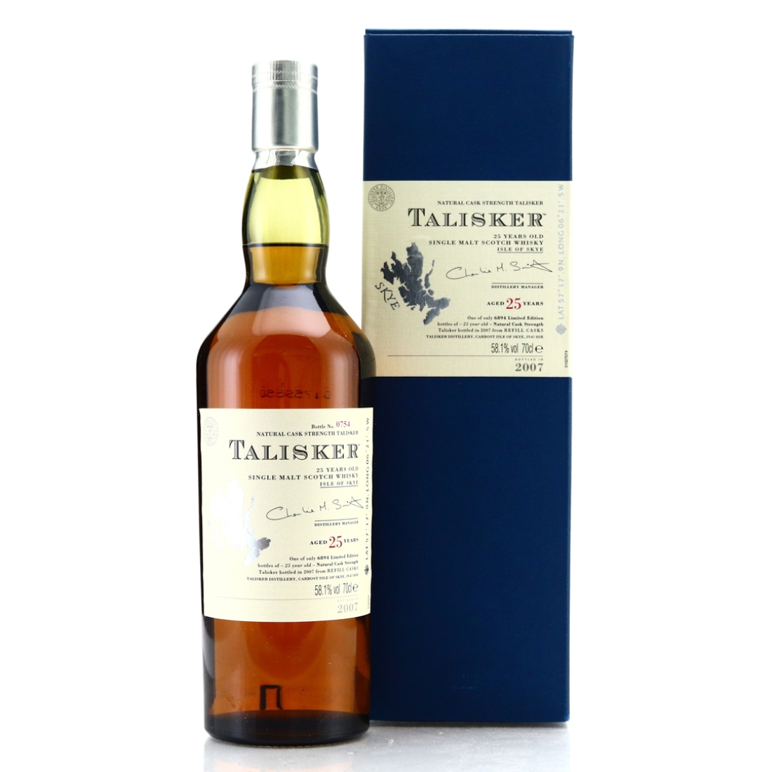 Talisker 25 Year Old 2007 Release