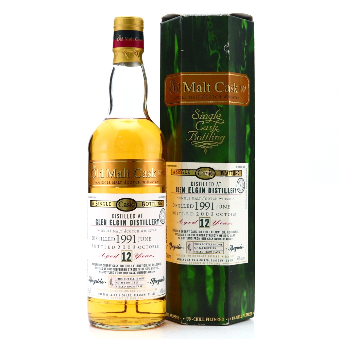 Glen Elgin 1991 Douglas Laing 12 Year Old Sherry Cask