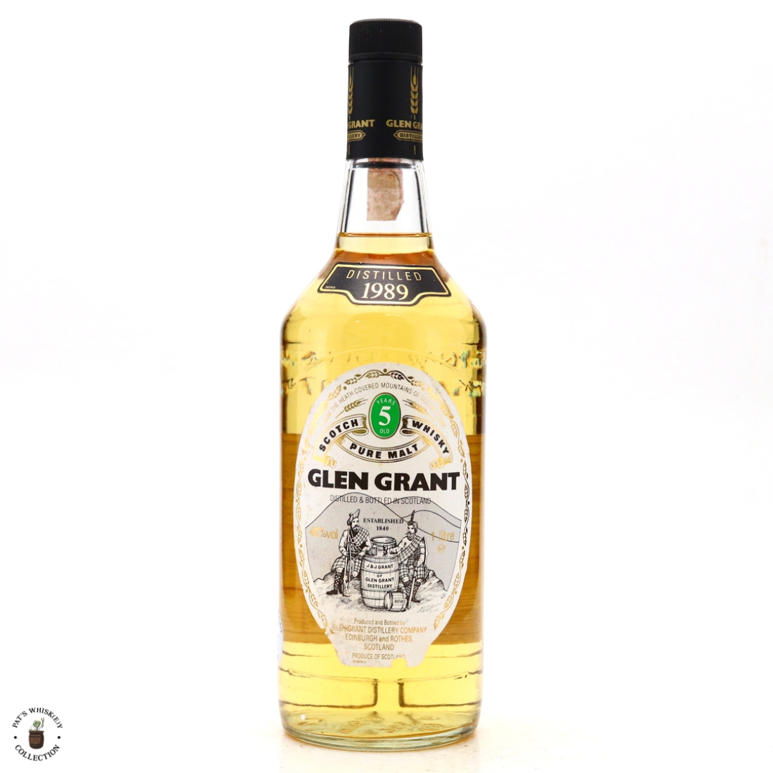 Glen Grant 1989 5 Year Old 1 Litre / Seagram Italia Import