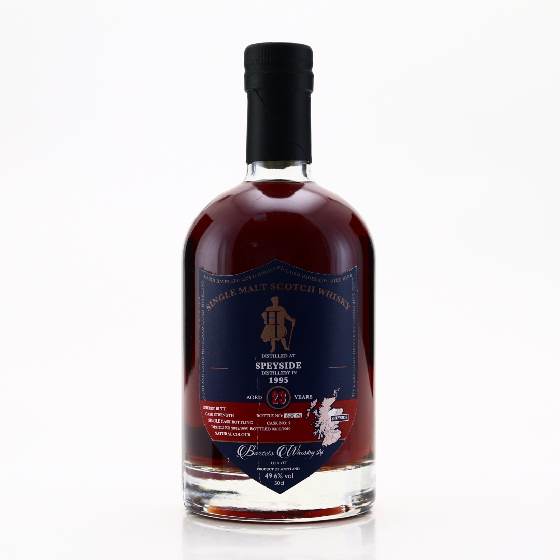 Speyside 1995 Bartels Whisky 23 Year Old 50cl