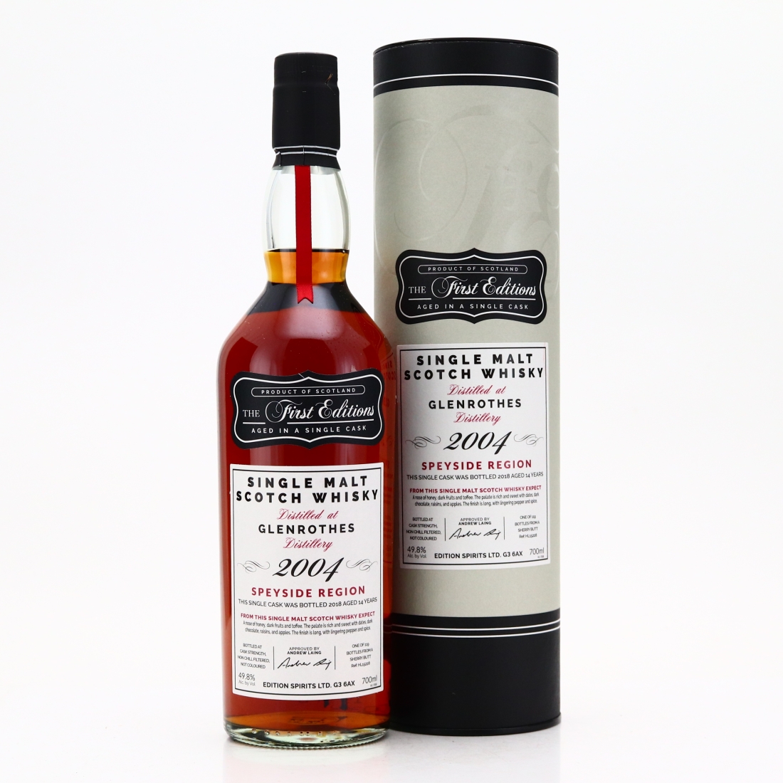 Glenrothes 2004 Edition Spirits 14 Year Old