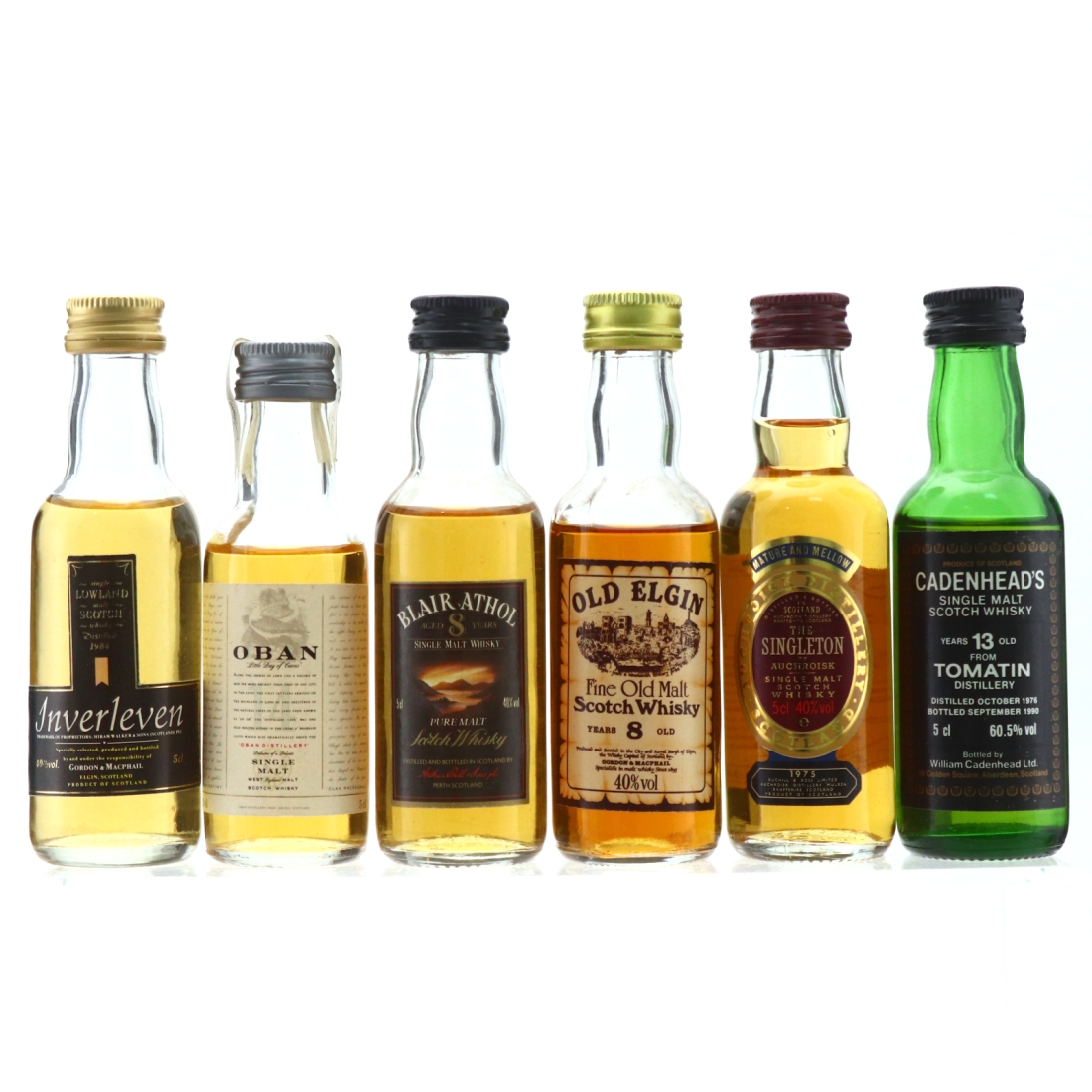 Single Malt Whisky Miniature x 6
