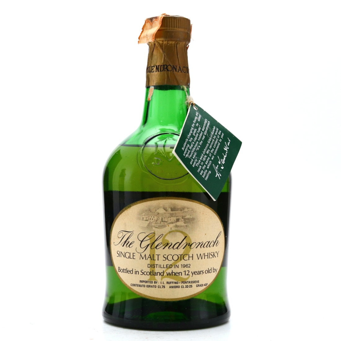 Glendronach 1962 Teacher's 12 Year Old / Ruffino Import