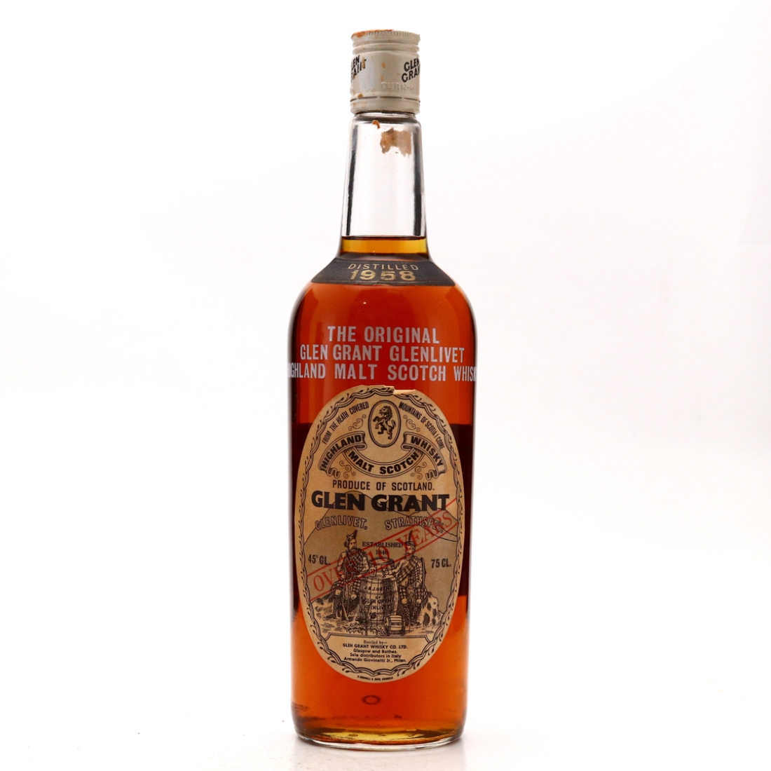 Glen Grant 1958 10 Year Old / Giovinetti Import
